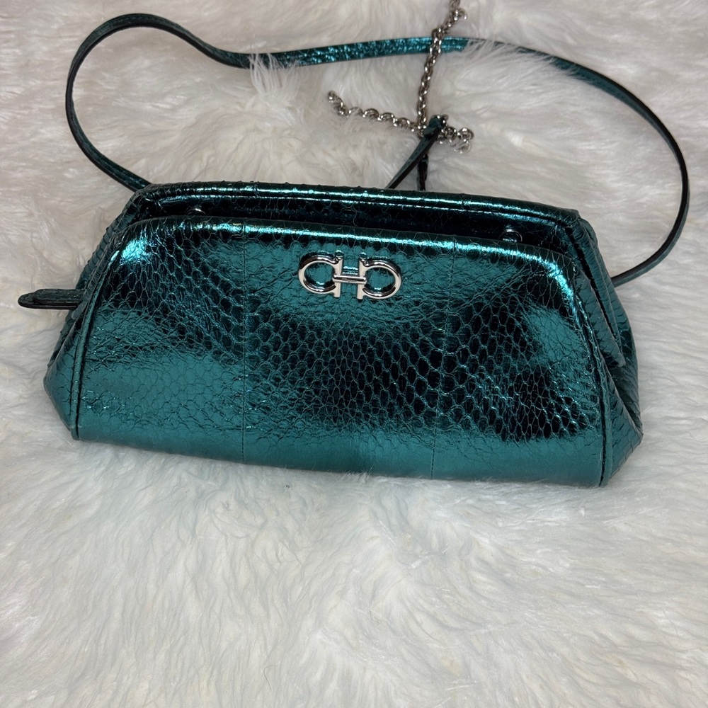 Metallic Teal -Salvatore Ferragamo